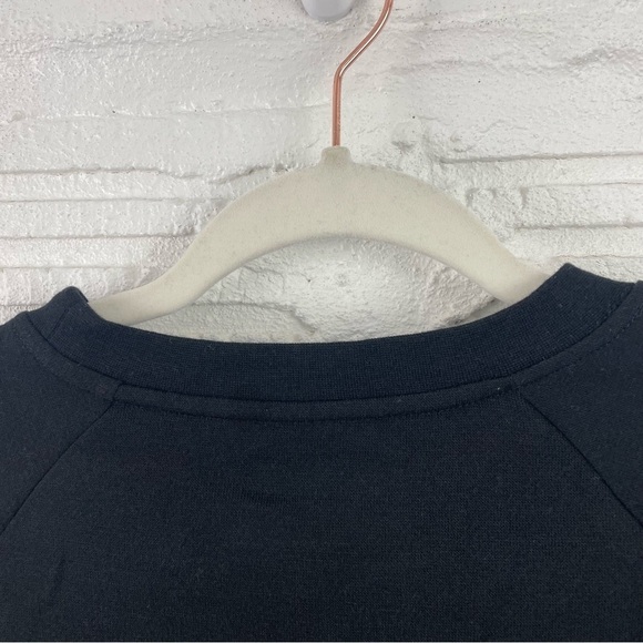 NFL Team Apparel Girls Saints Sweatshirt Black W/Iridescent Logo Tie Waist 7/8 - Picture 11 of 16